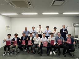 งานดี — Representative of Production Support Department visited to train at Ajinomoto Co., Inc. (Japan)