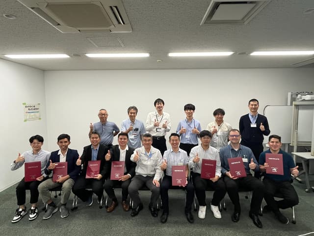 งานดี — Representative of Production Support Department visited to train at Ajinomoto Co., Inc. (Japan)