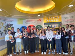 งานดี — Visitor from Ajinomoto Frozen Foods (Thailand) CO., LTD (AFT), affiliated of Ajinomoto Group.