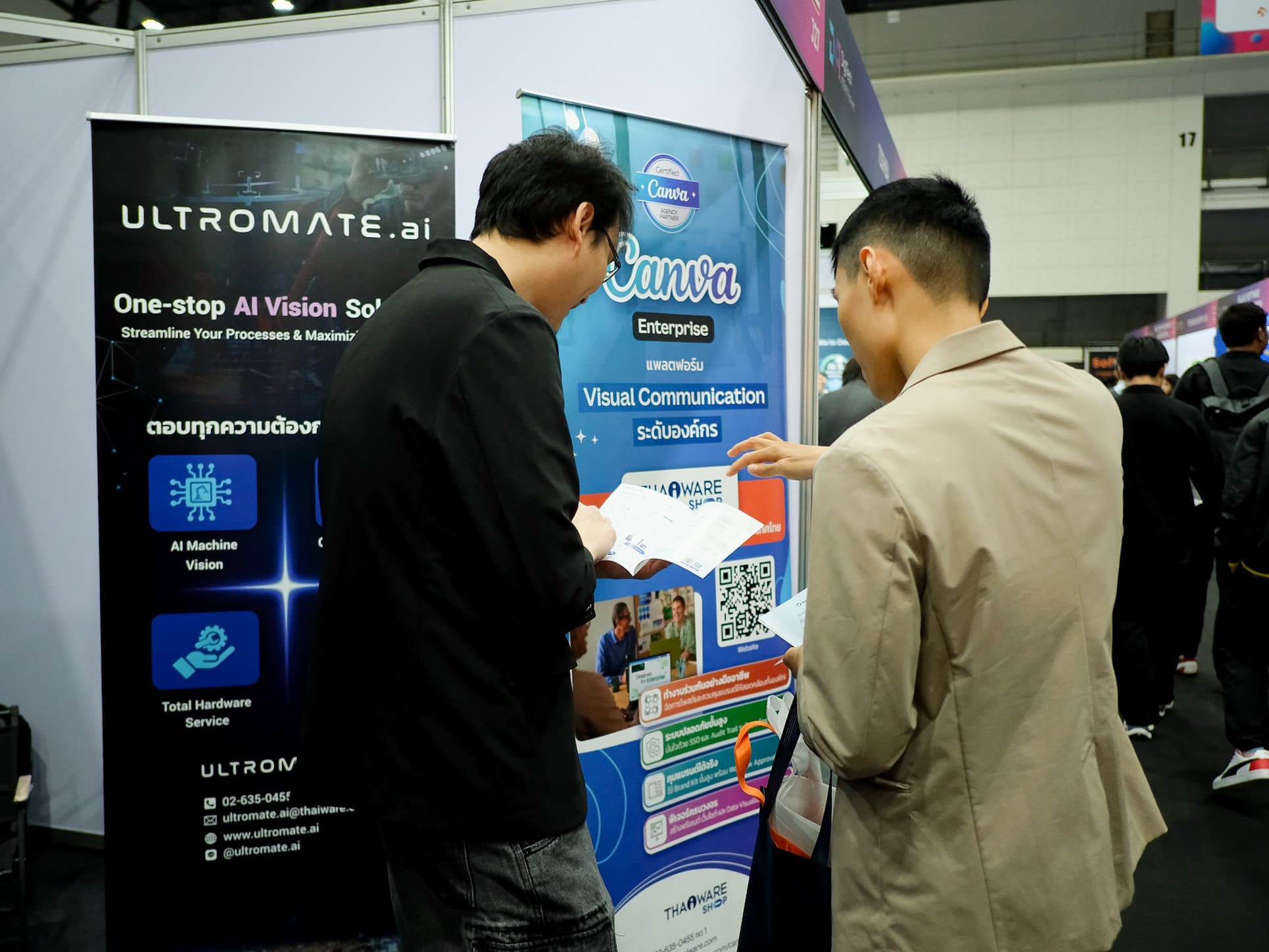 ทีม Thaiware ออกบูธที่งาน DigiTech ASEAN Thailand & AI Connect 2025 (1)