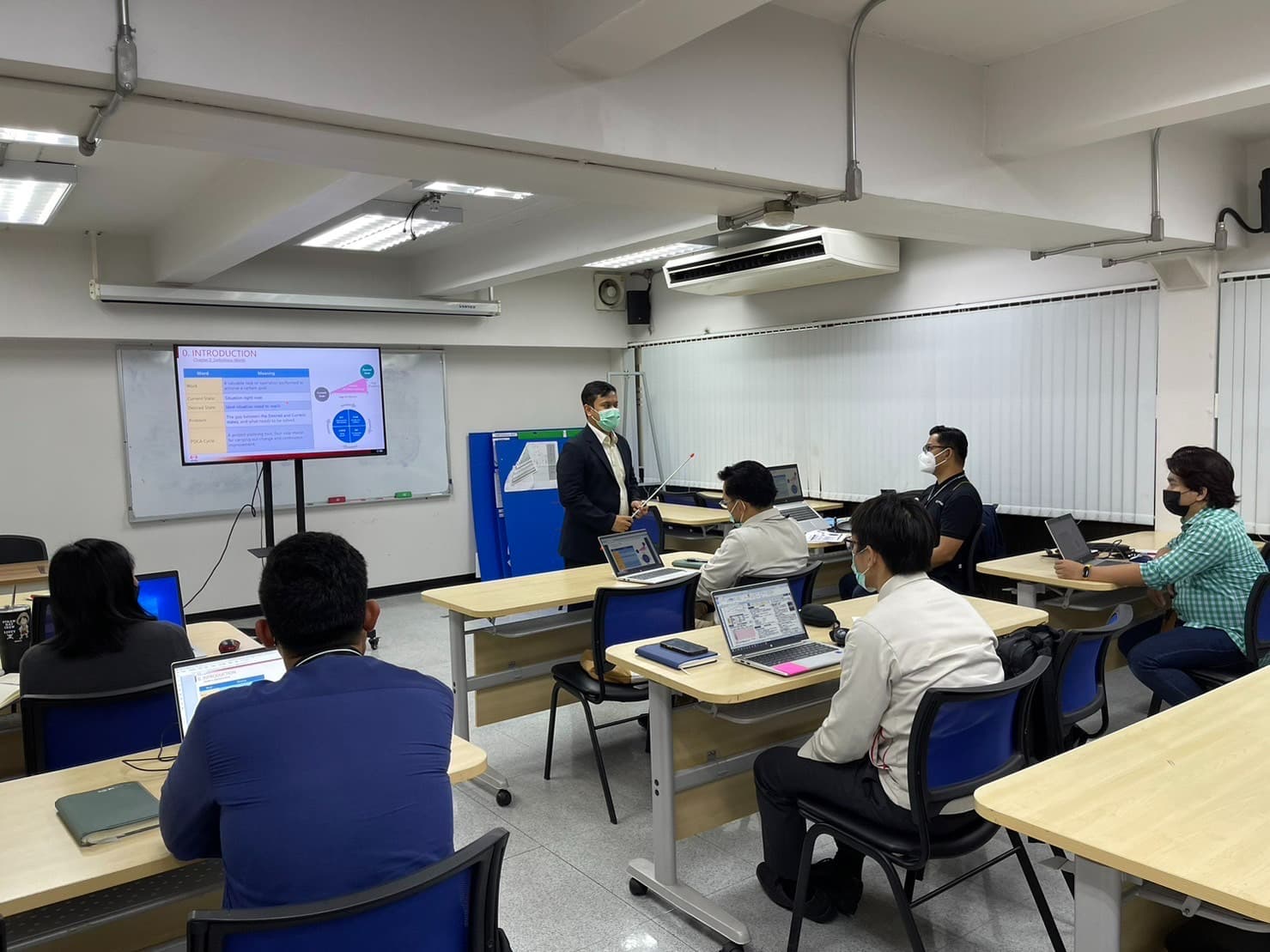 งานดี — บรรยากาศการอบรม Problem Solving Skill ให้กับสมาชิกชาวอาเซียน