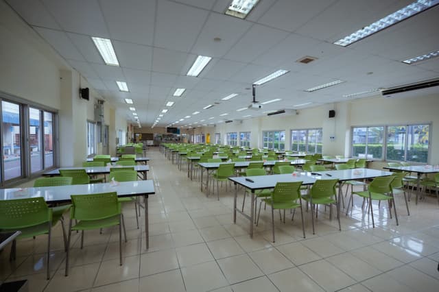 ชีวิตดี — อาหารกลางวันฟรี + โรงอาหารติดแอร์