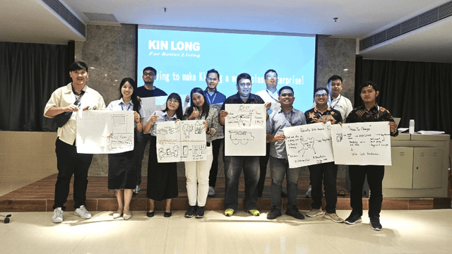 ทำไมต้องร่วมงานกับเรา — Kin Long Marketing Concept : Brand reputation, Teamwork, Service.